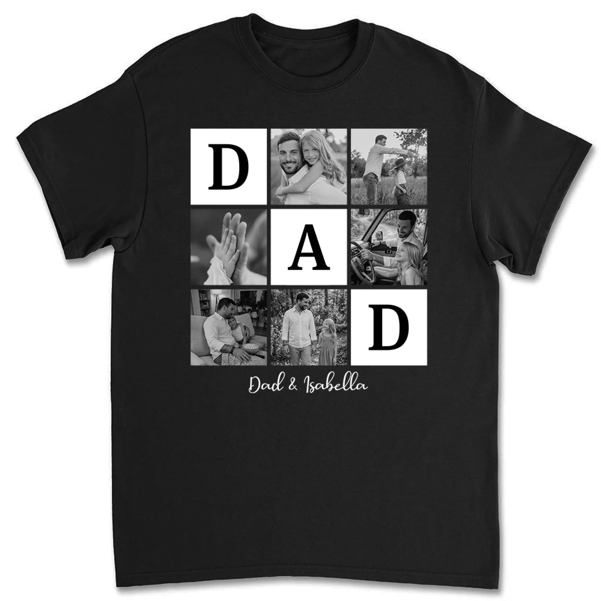 Fatherhood Looks Good Here - Personalized Custom Shirt