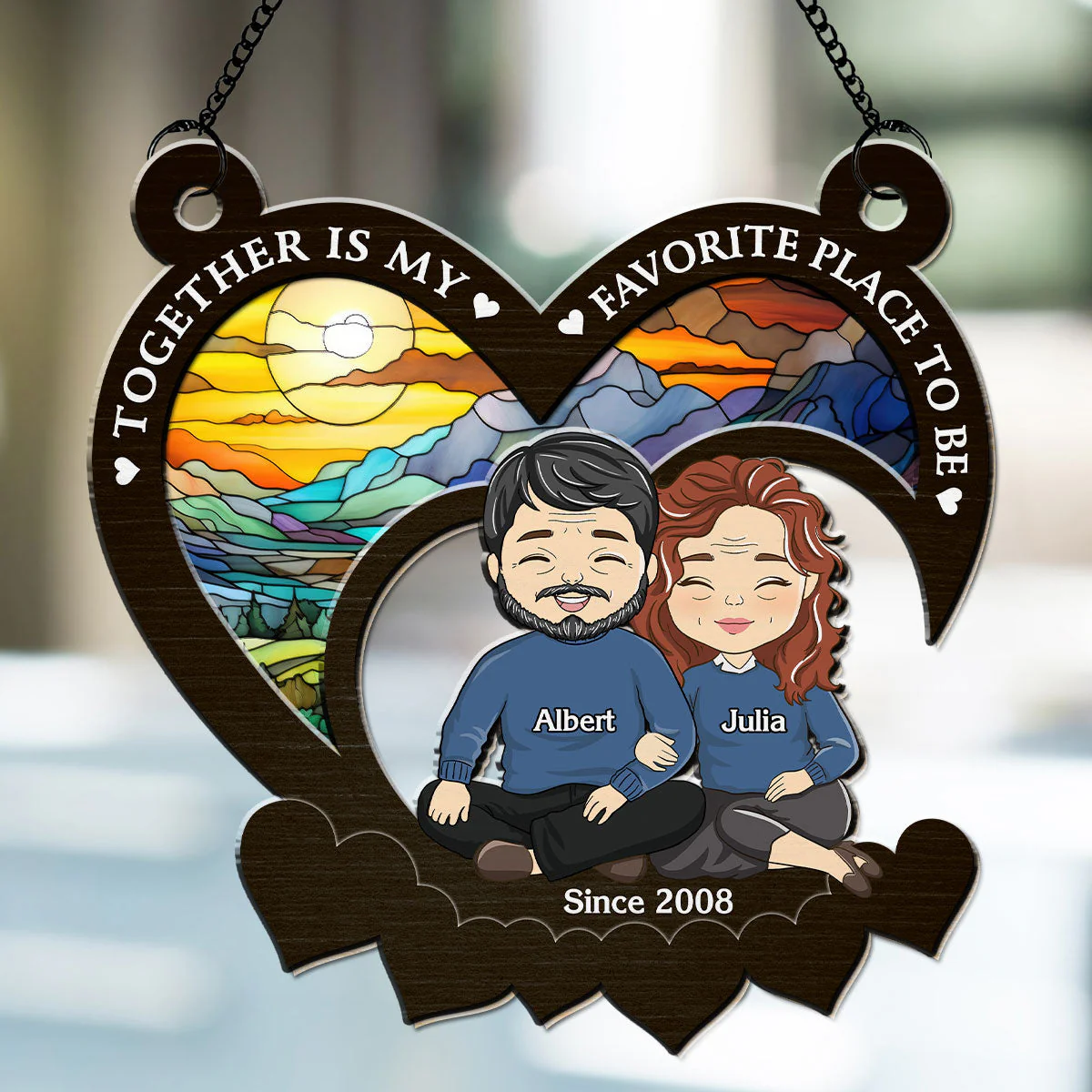 Favorite Place - Personalized Custom Suncatcher - Image 2