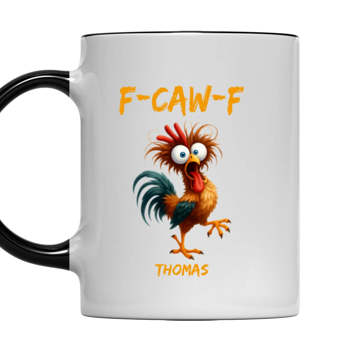 FCAWF Chicken Humor - Personalized Custom Accent Mug - Image 11