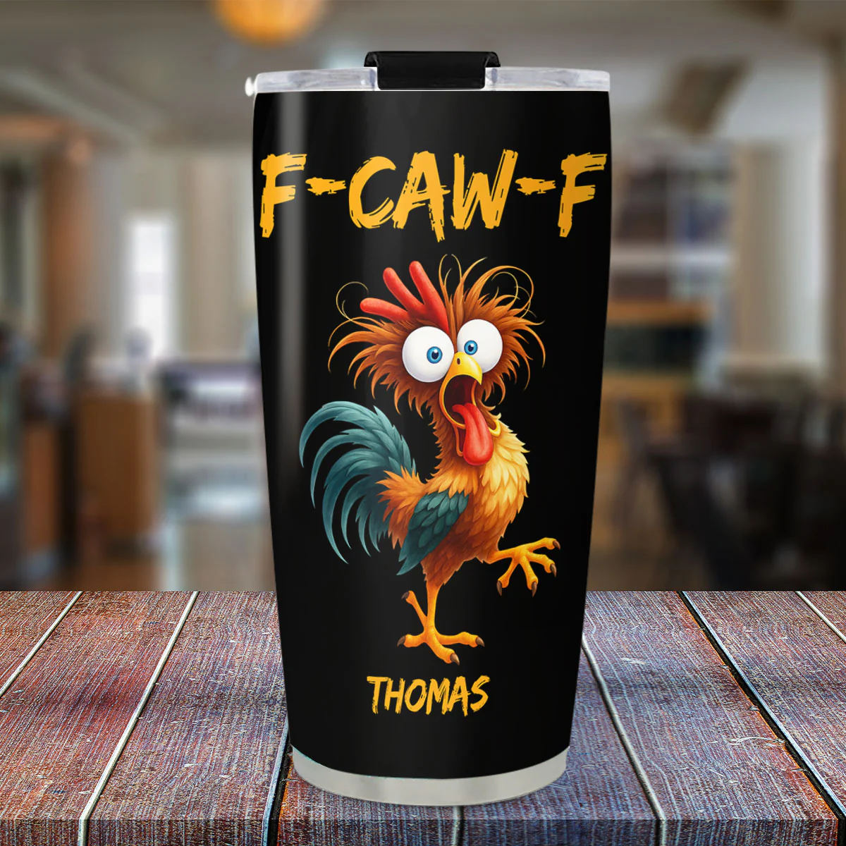 FCAWF Chicken Humor - Personalized Custom Tumbler - Image 2