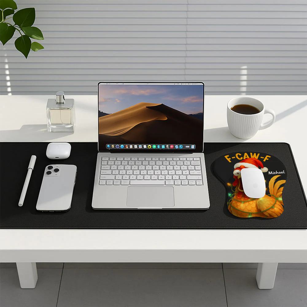 FCAWF Coworkers Funny Gift - Personalized Custom 3D Mouse Pad - Image 2