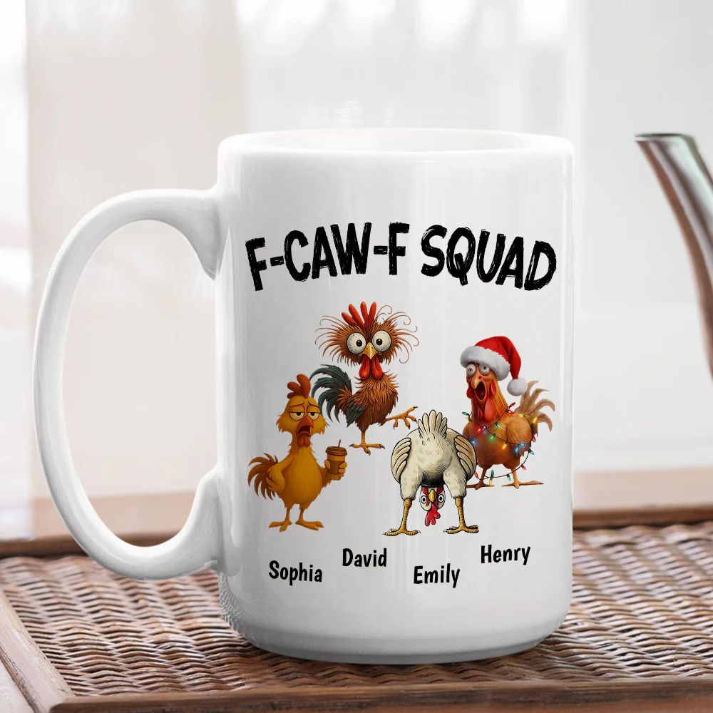 FCAWF Squad - Personalized Custom Coffee Mug - Image 3