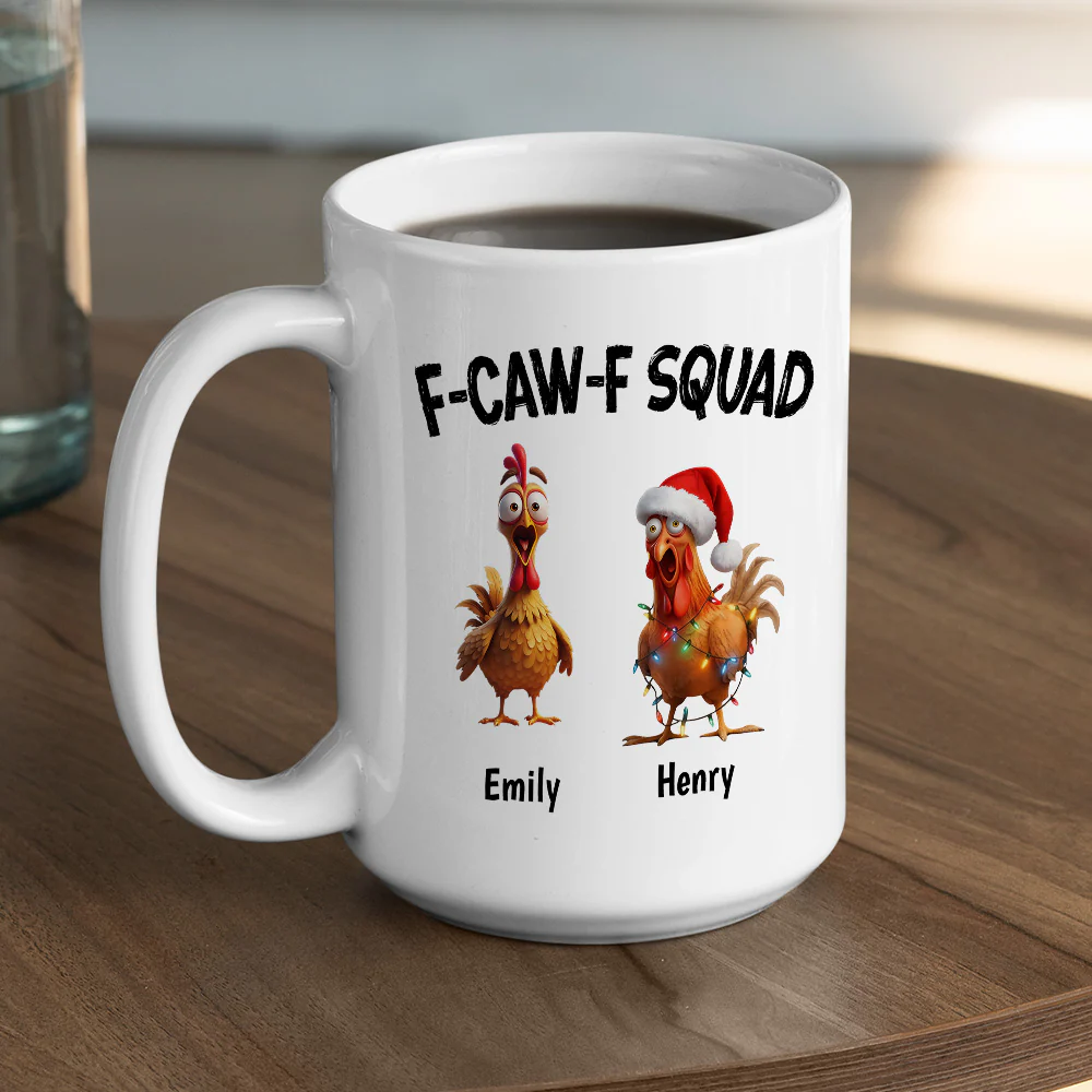 FCAWF Squad - Personalized Custom Coffee Mug - Image 4