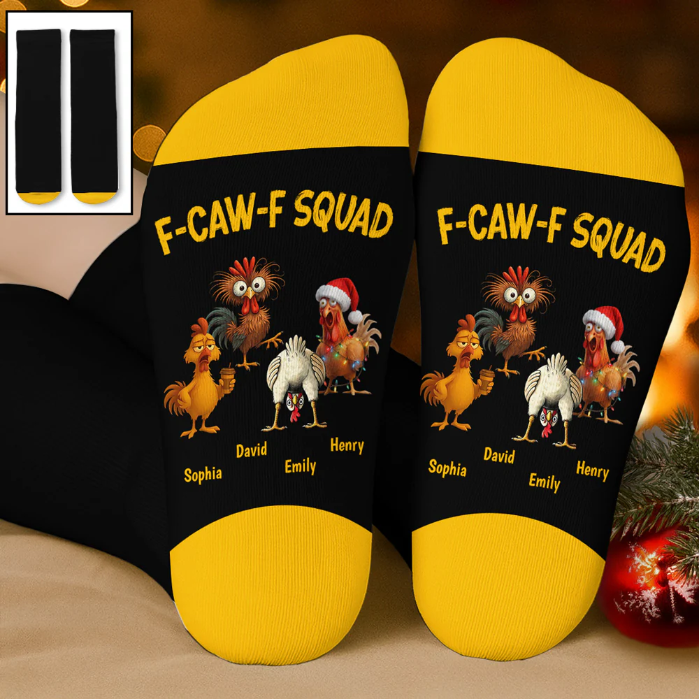 FCAWF Squad - Personalized Custom Crew Socks