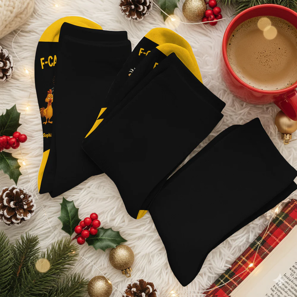 FCAWF Squad - Personalized Custom Crew Socks - Image 6