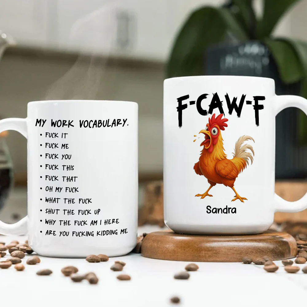 FCAWF Work Vocabulary - Personalized Custom Coffee Mug - Image 4