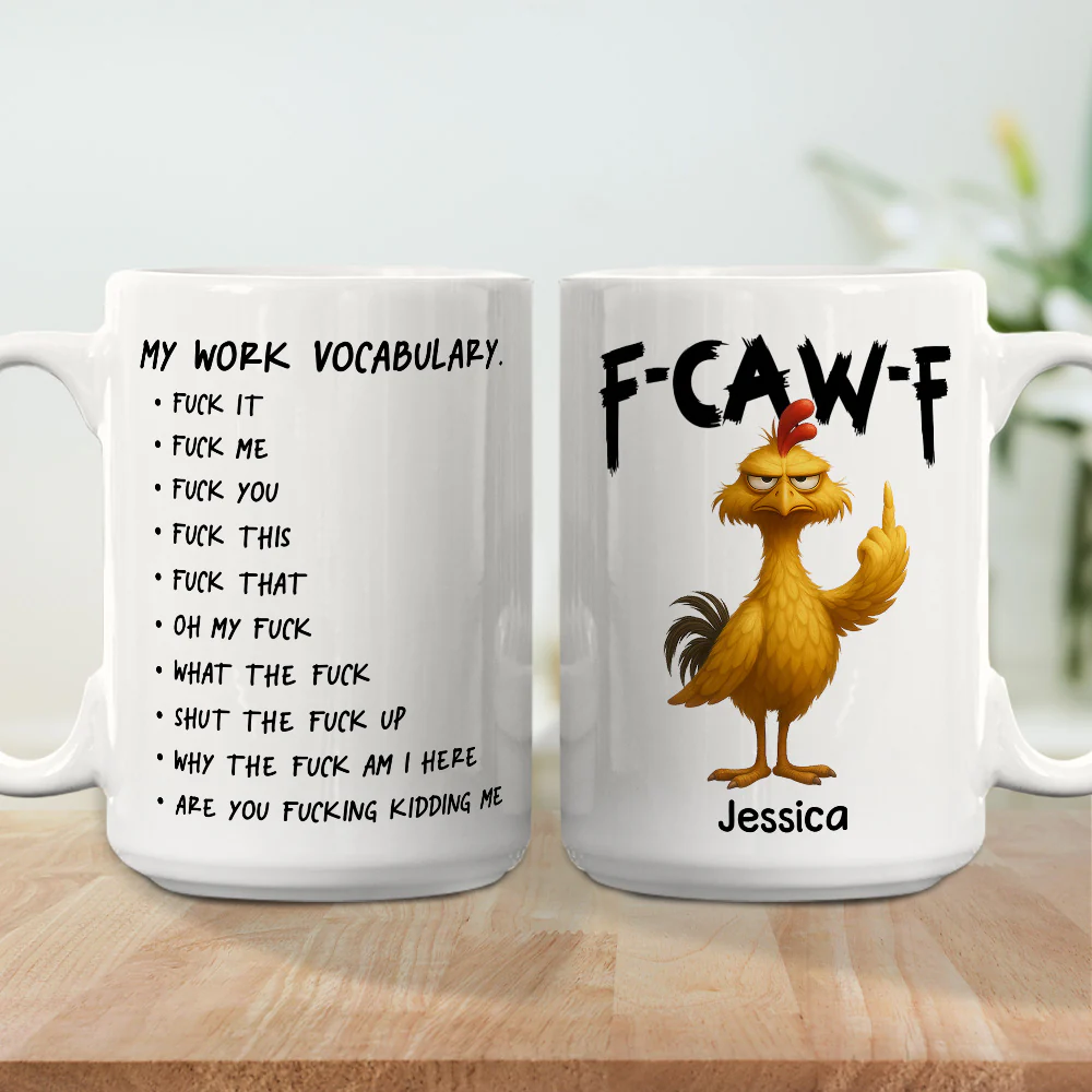 FCAWF Work Vocabulary - Personalized Custom Coffee Mug - Image 5