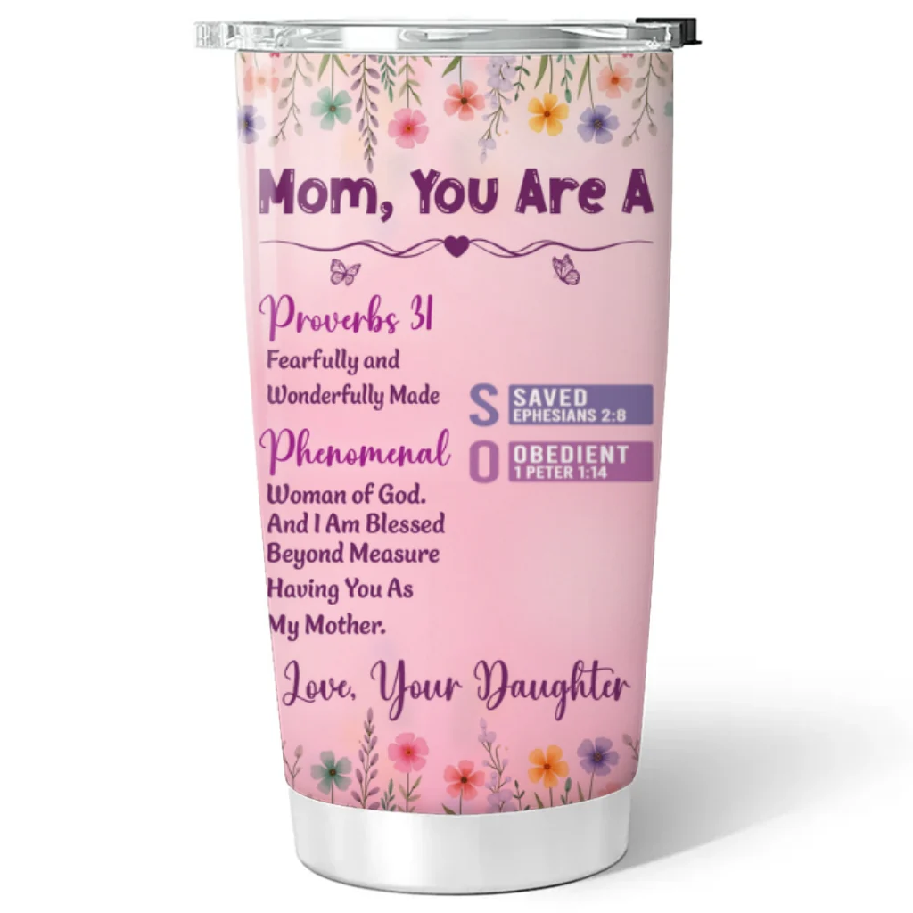 Fearfully And Wonderfully Made - Personalized Custom Tumbler - Image 6