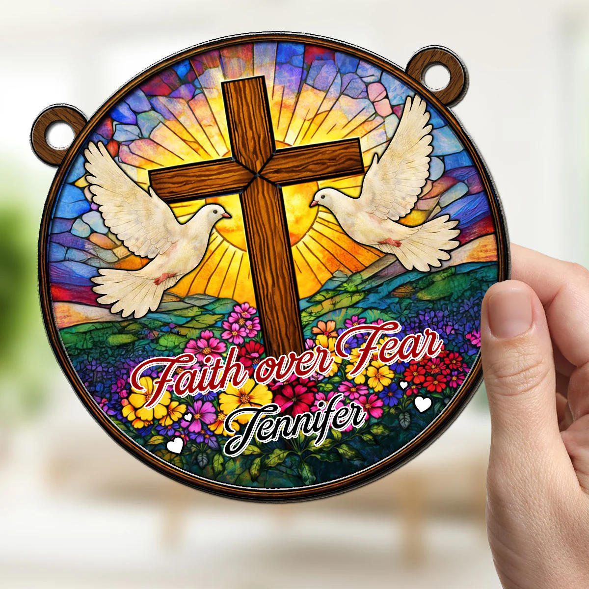 Filter Through My Soul - Personalized Custom Suncatcher - Image 3