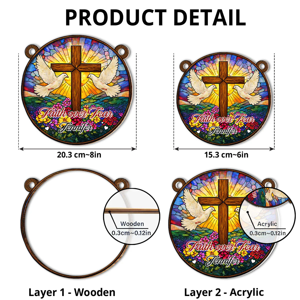 Filter Through My Soul - Personalized Custom Suncatcher - Image 5