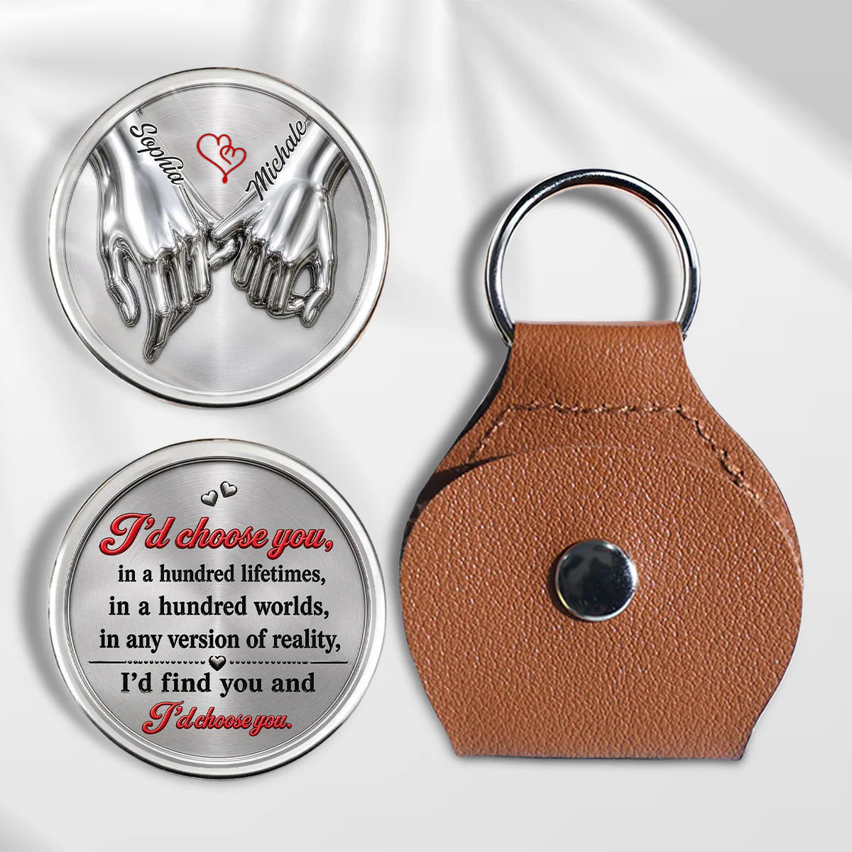 Find You And Choose You - Personalized Custom Pocket Hug - Image 2