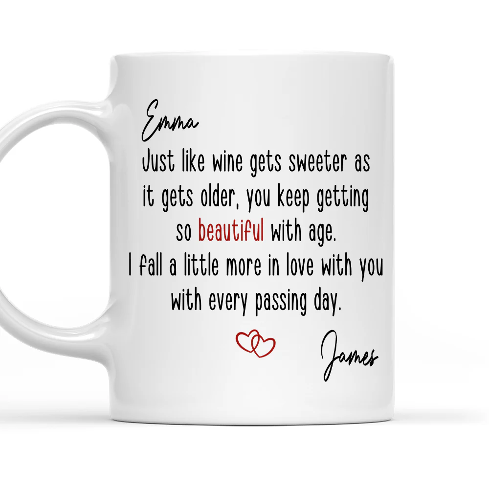 Fine Like Wine - Personalized Custom Coffee Mug