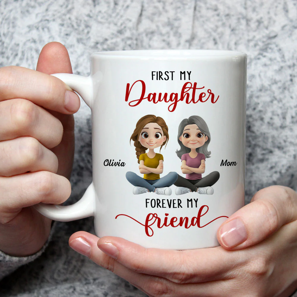 First And Forever - Personalized Custom Coffee Mug - Image 3