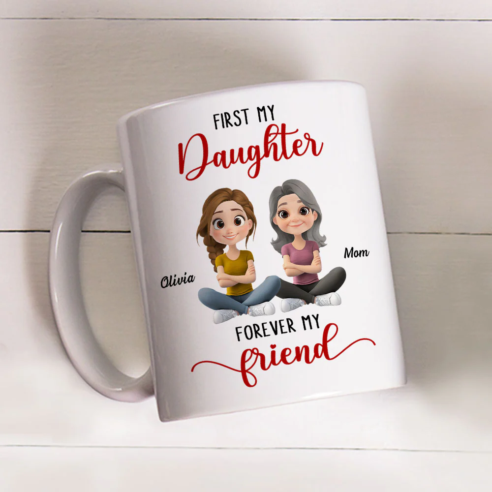 First And Forever - Personalized Custom Coffee Mug - Image 4
