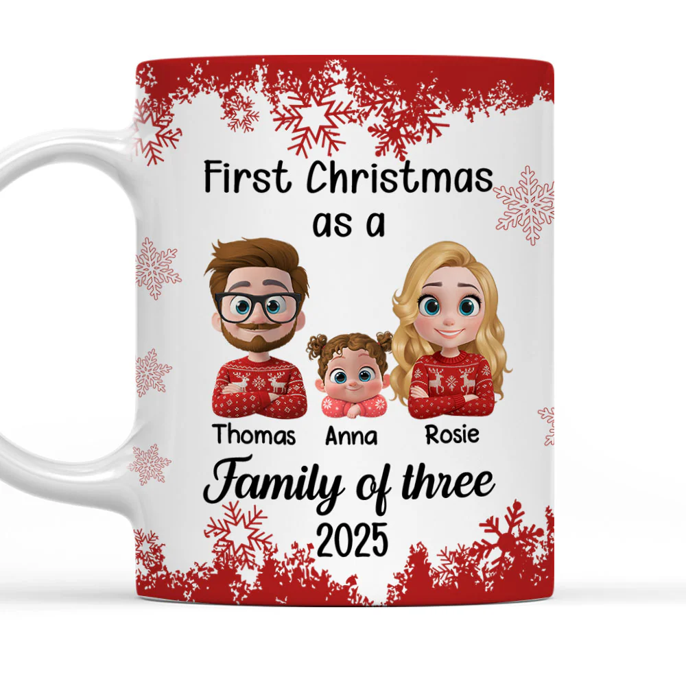 First Christmas Gift - Personalized Custom Coffee Mug