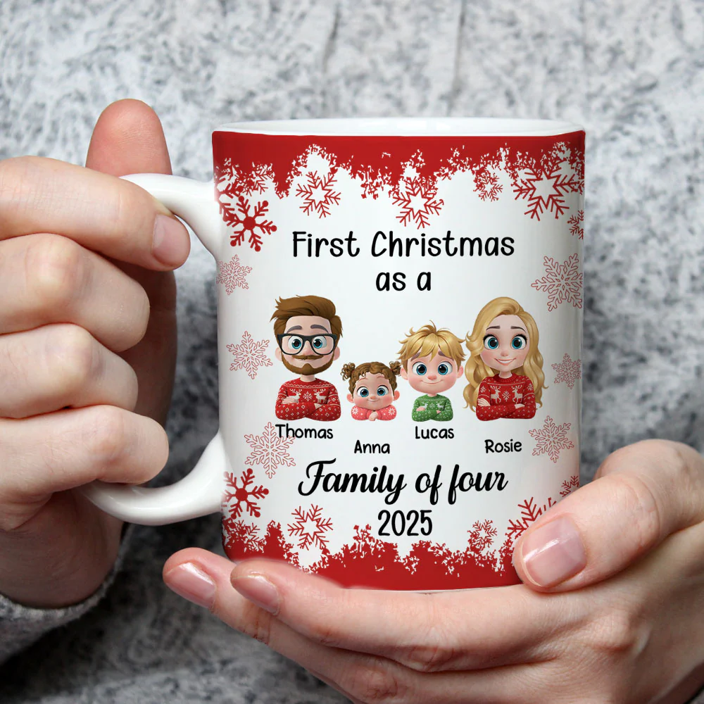 First Christmas Gift - Personalized Custom Coffee Mug - Image 4