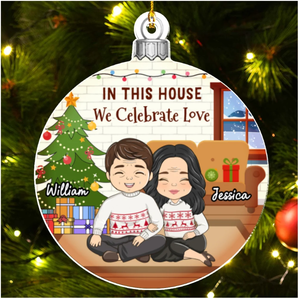 First Christmas In Our New Home 2024 - Personalized Custom Acrylic Ornament - Image 6