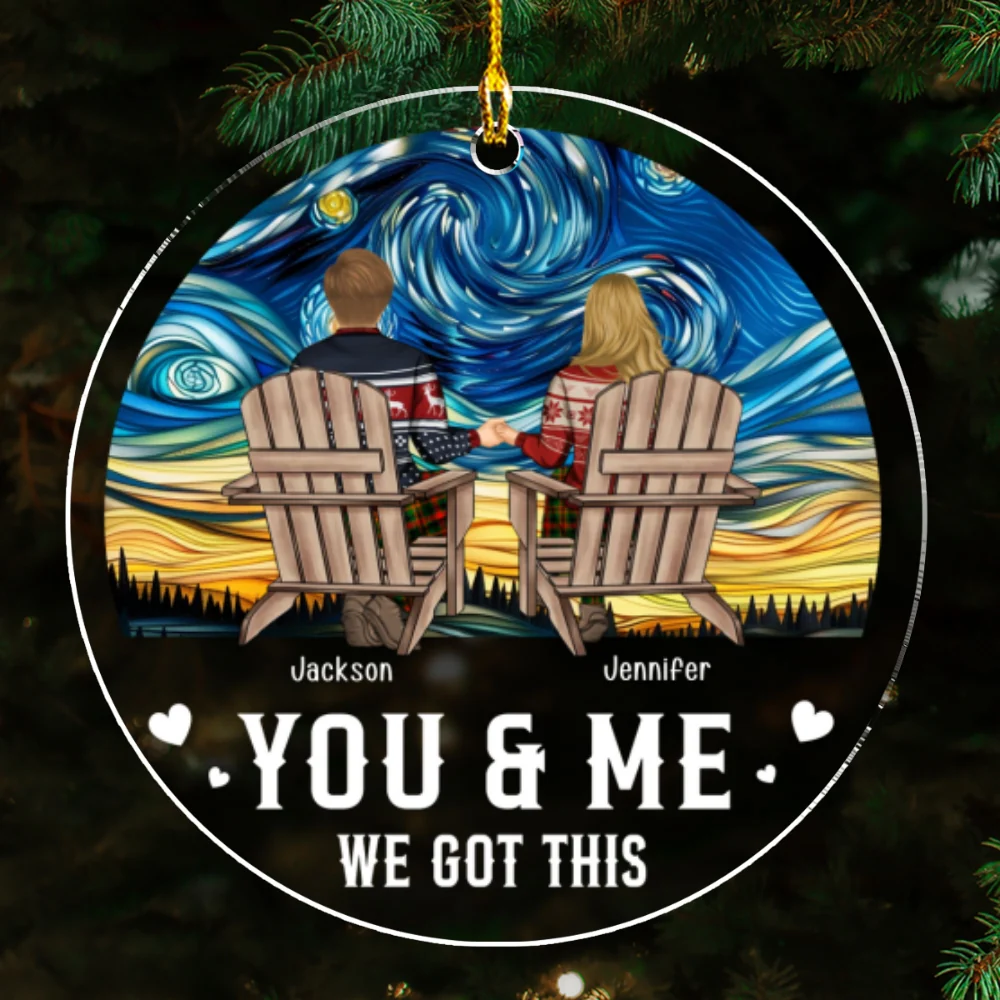 First Kiss Last Breath - Personalized Custom Acrylic Ornament - Image 6