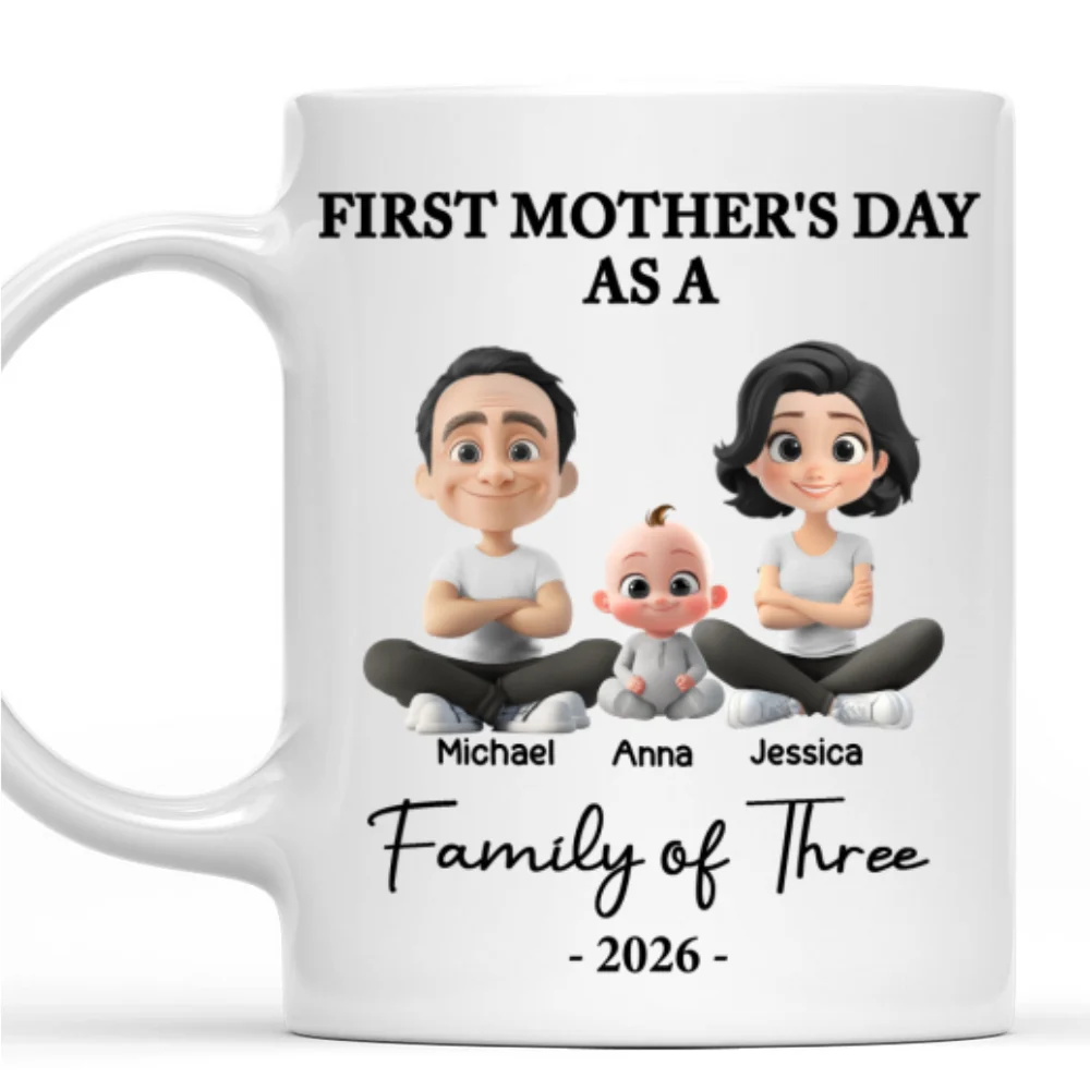 First Mother Day 2 - Personalized Custom Coffee Mug - Image 8