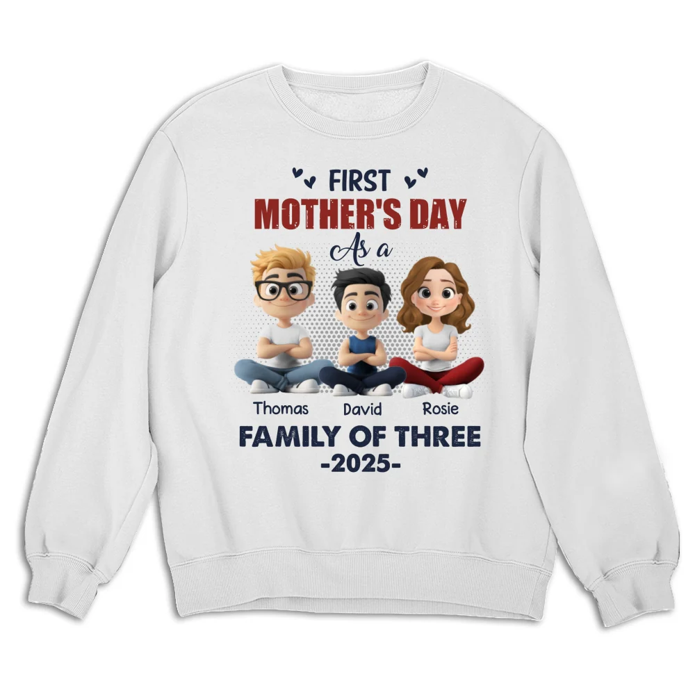 First Mother Day As A Family - Personalized Custom Shirt - Image 13