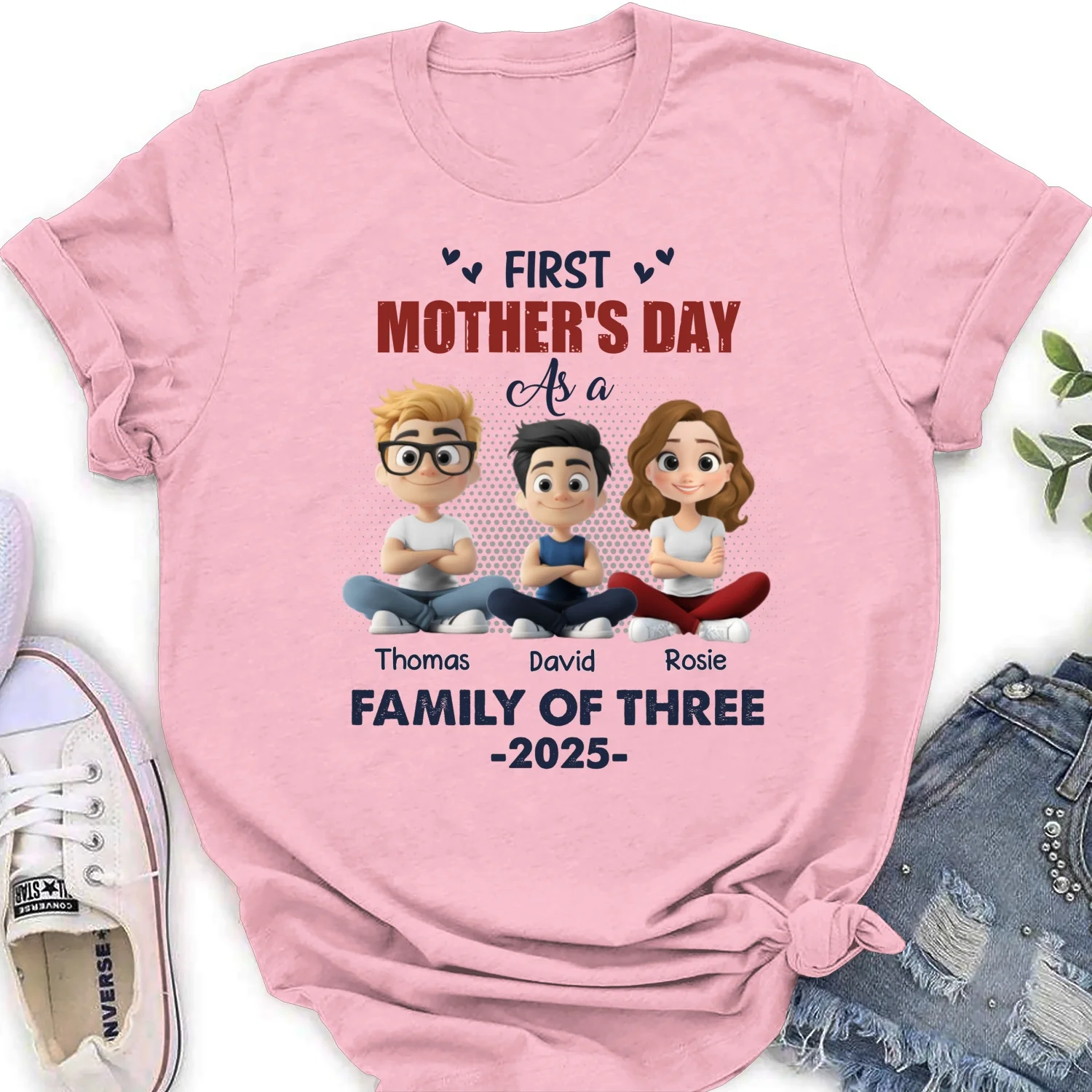 First Mother Day As A Family - Personalized Custom Shirt - Image 18