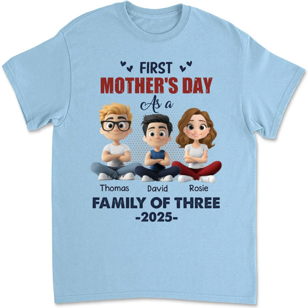First Mother Day As A Family - Personalized Custom Shirt - Image 8
