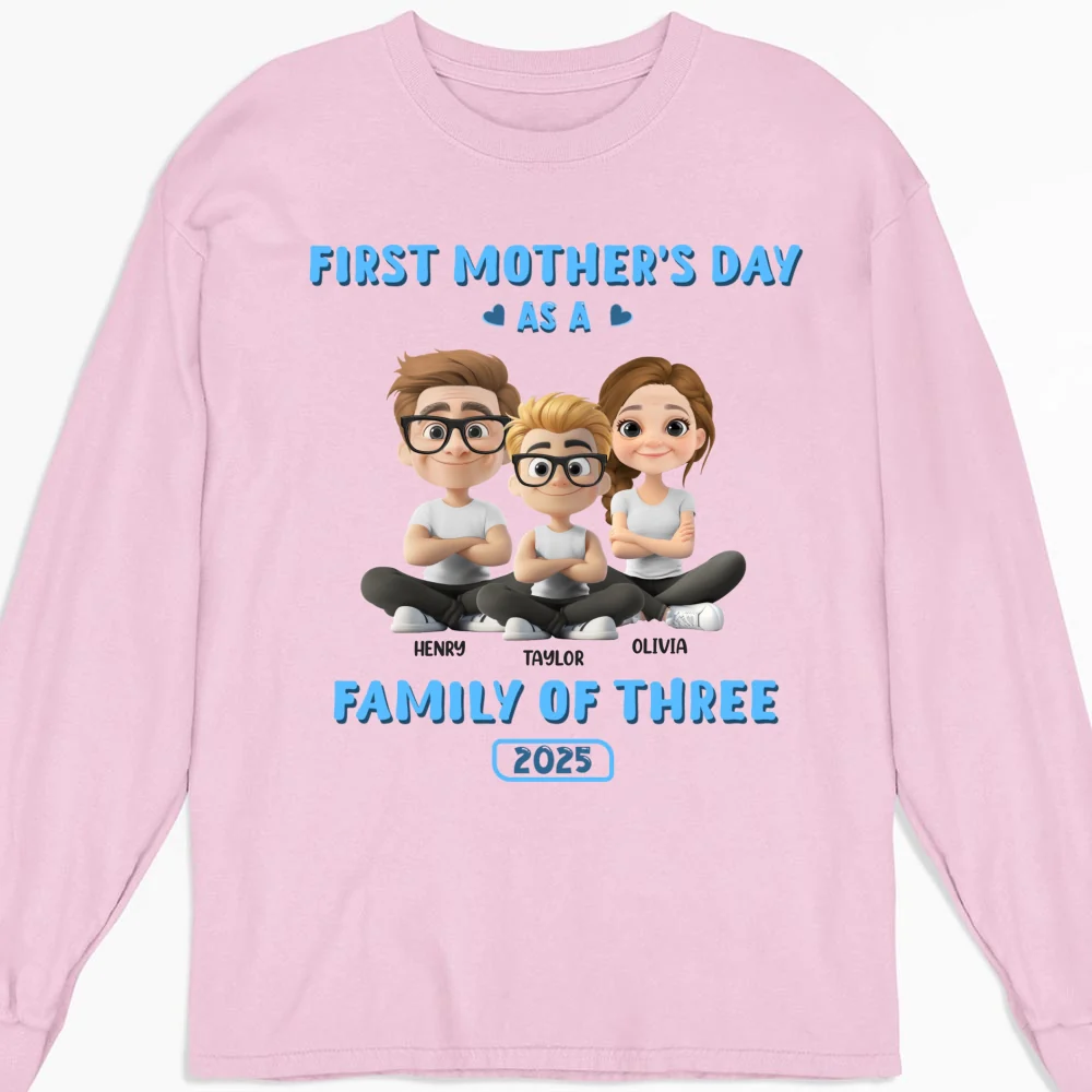 First Mother Day - Personalized Custom Shirt - Image 12