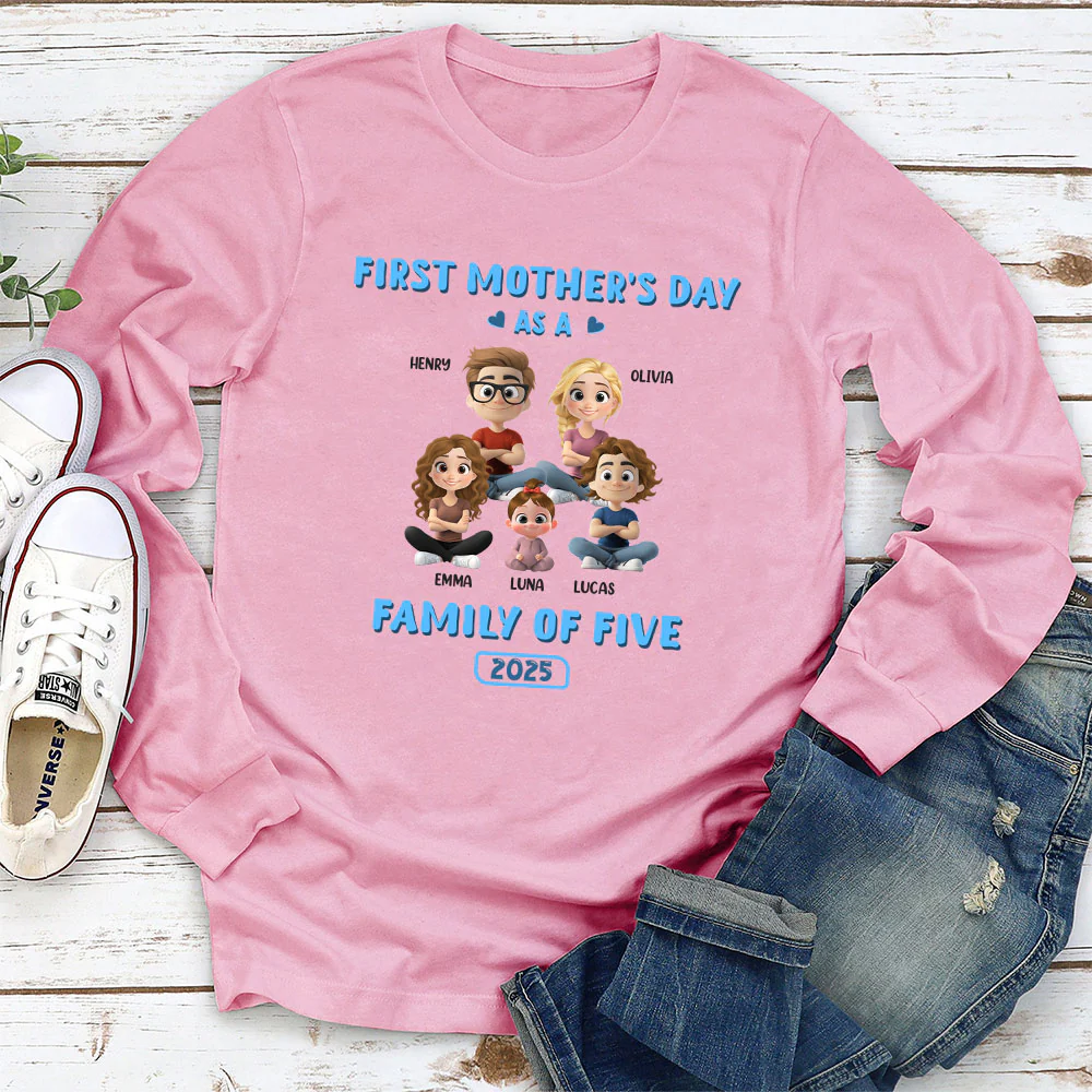 First Mother Day - Personalized Custom Shirt - Image 5