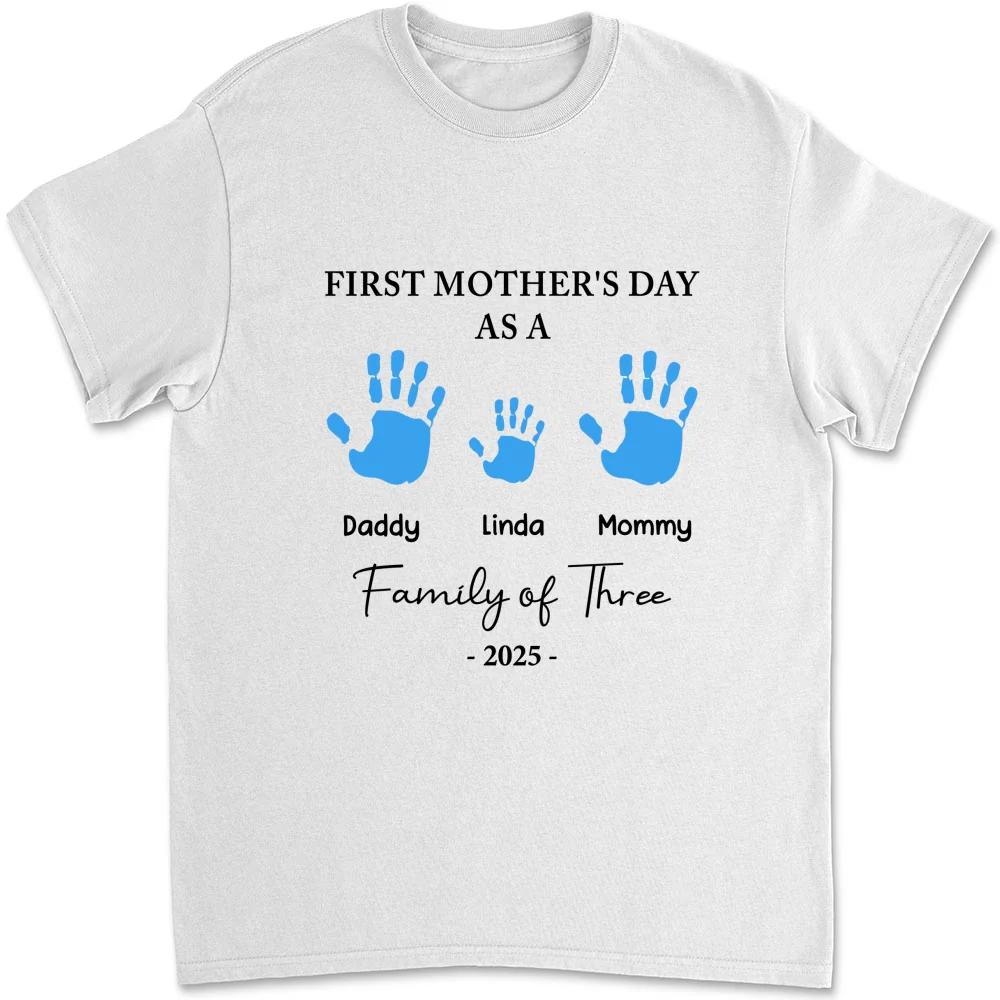 First Mother Day - Personalized Custom Shirt - Image 5