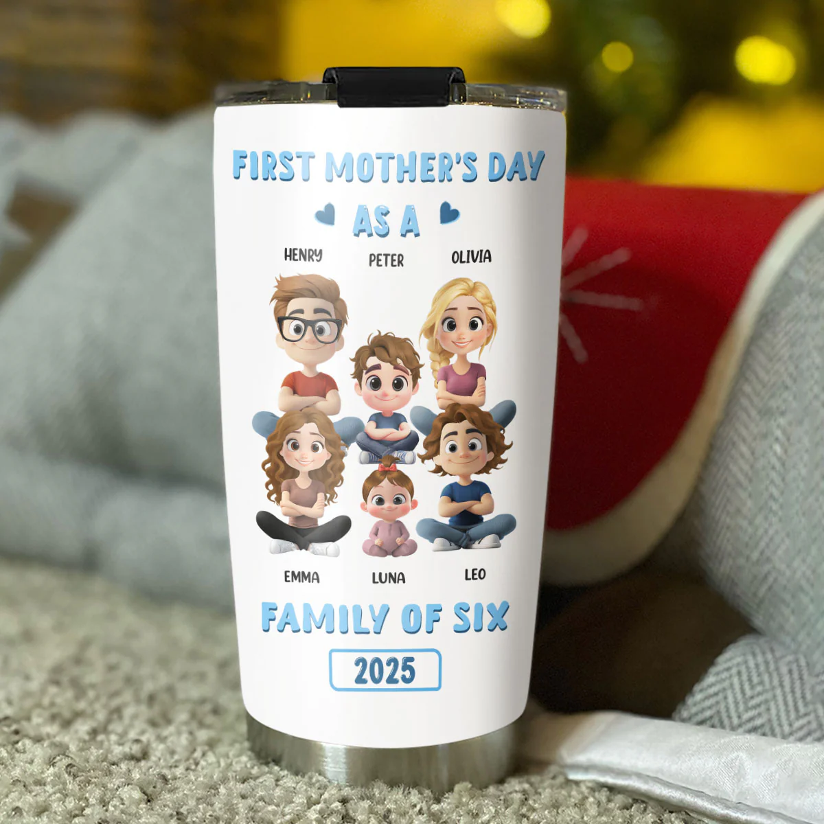 First Mother Day - Personalized Custom Tumbler - Image 6