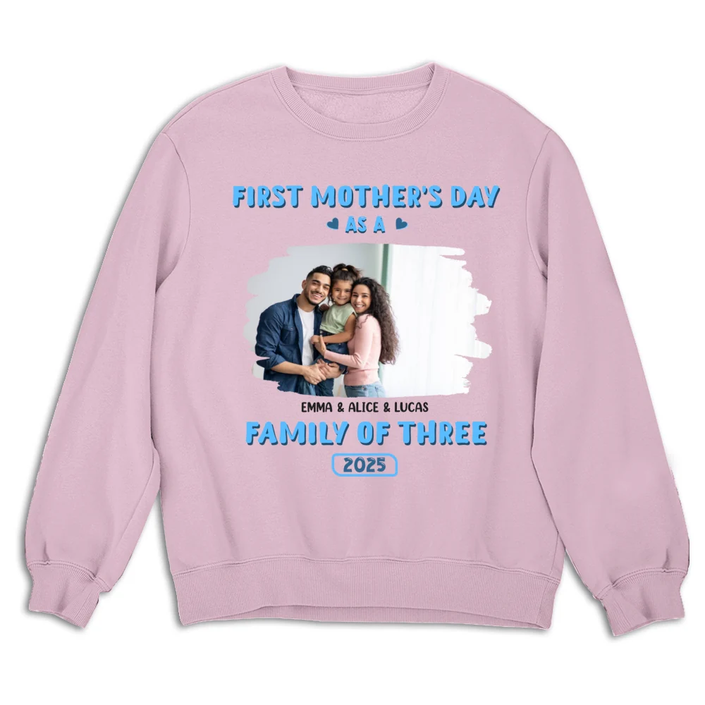 First Mother Day Photo - Personalized Custom Shirt - Image 16