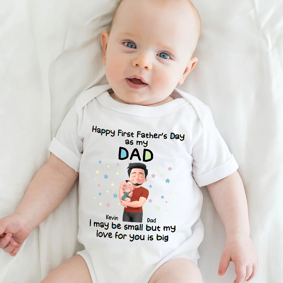 First Year With Baby - Personalized Custom Baby Onesie - Image 6