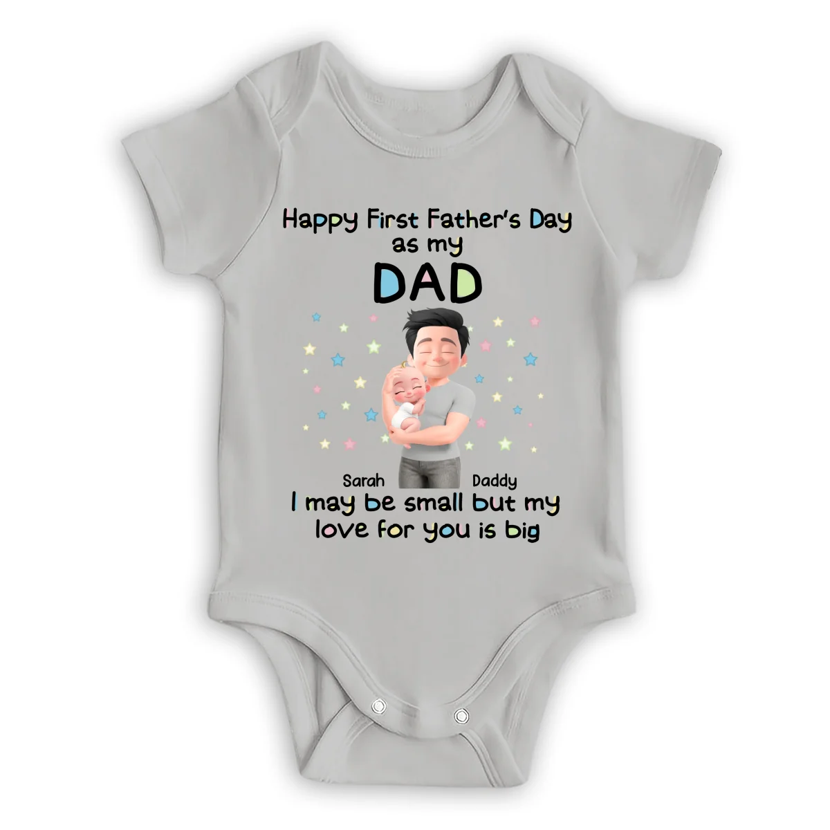First Year With Baby - Personalized Custom Baby Onesie - Image 8