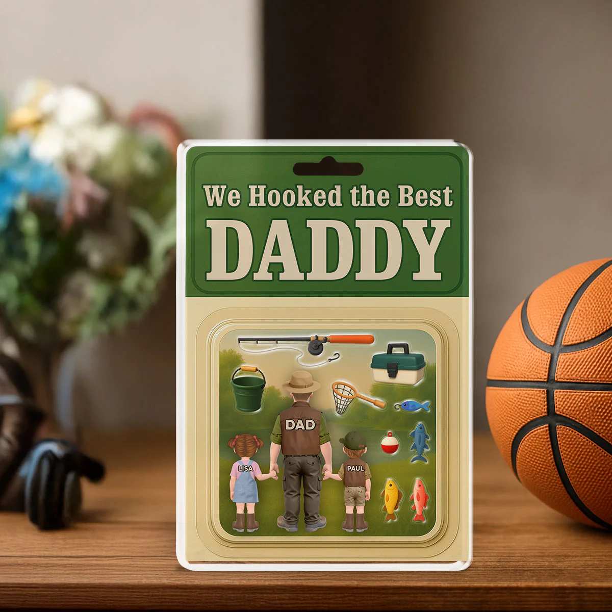Fishing With Dad - Personalized Custom Acrylic Plaque - Image 3