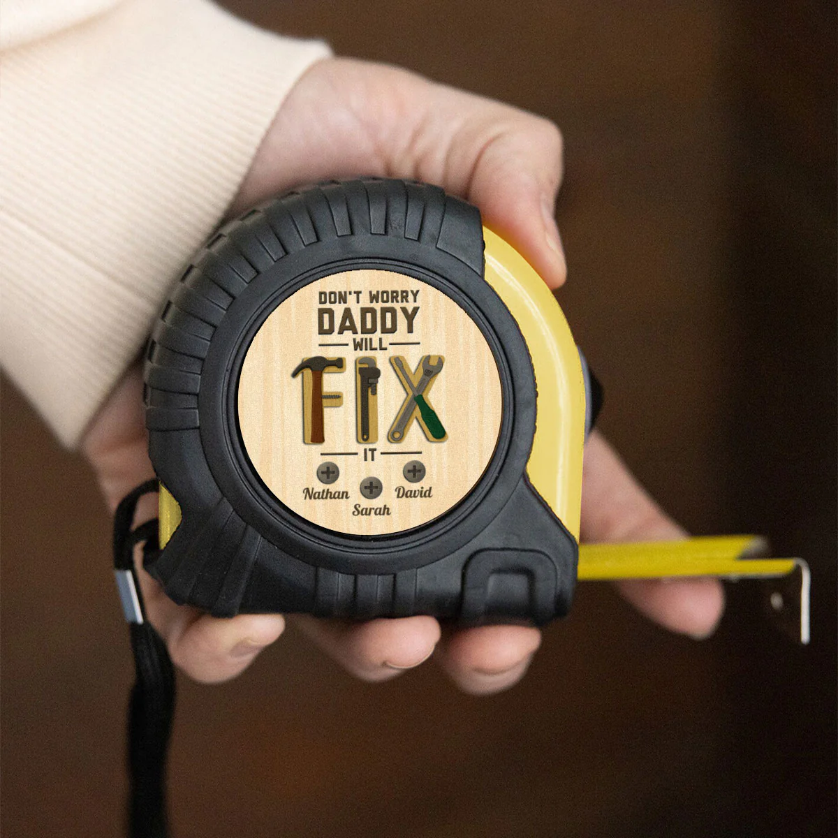 Fix It - Personalized Custom Tape Measure - Image 4
