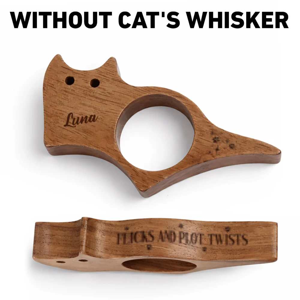 Flicks And Plot Twists - Personalized Custom Cat Book Page Holder - Image 7