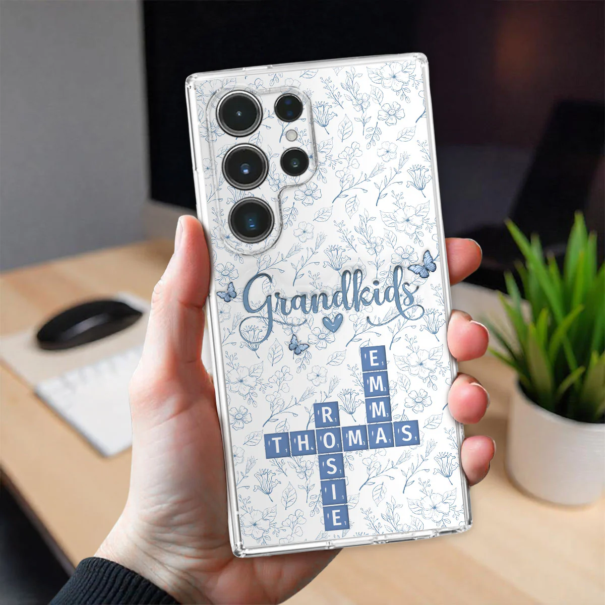 Flower Grandkids - Personalized Custom 3D Inflated Effect Phone Case - Image 30