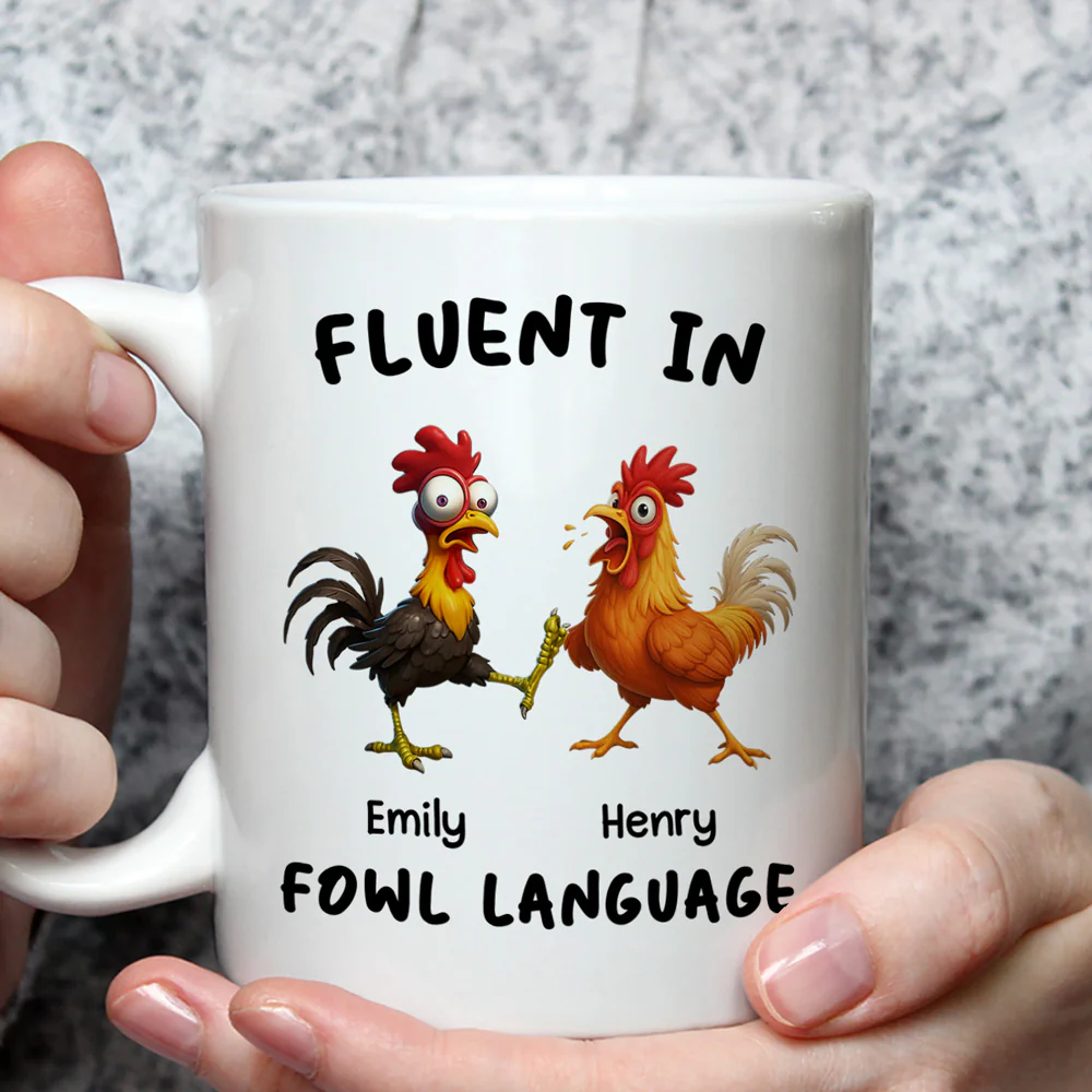 Fluent In - Personalized Custom Coffee Mug - Image 3