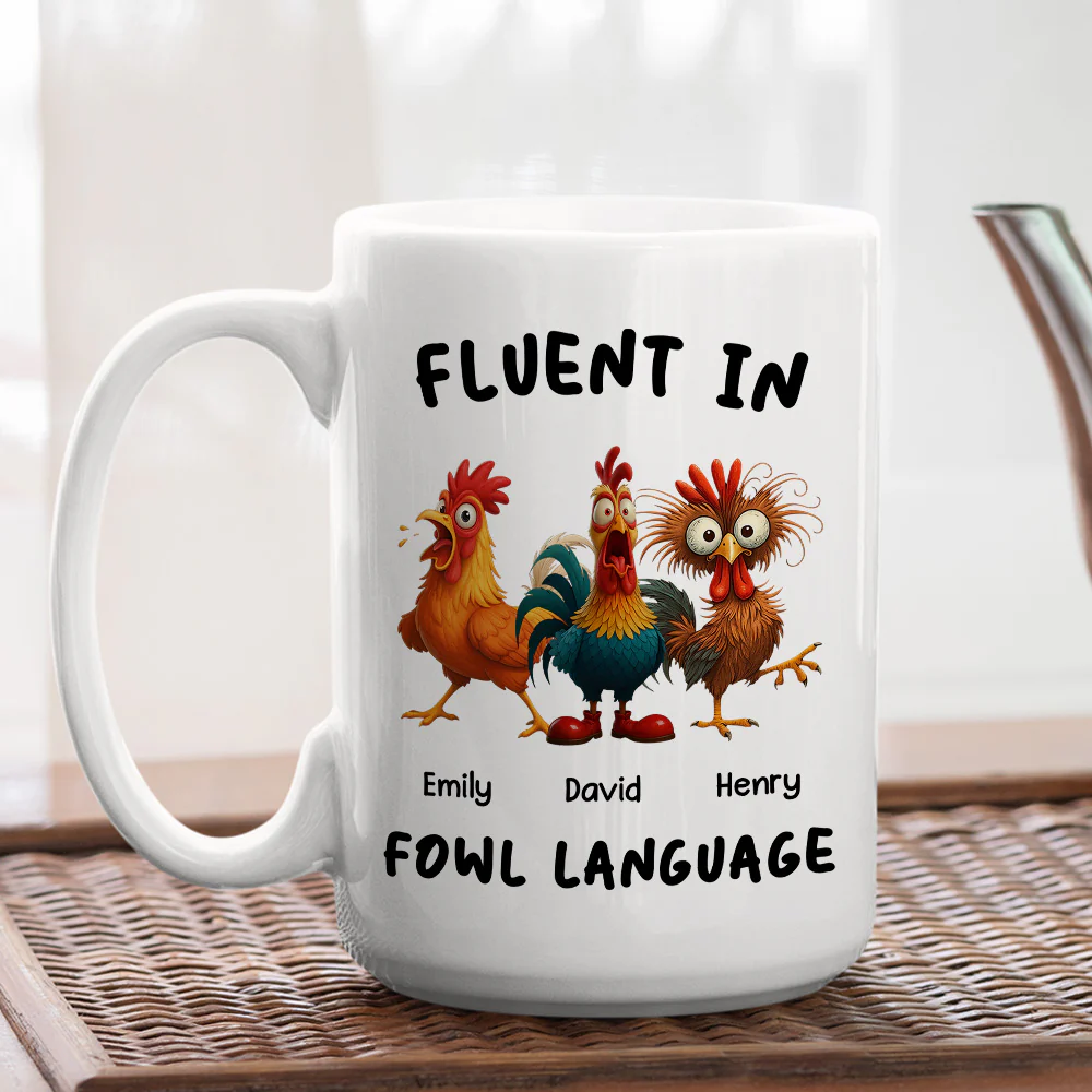 Fluent In - Personalized Custom Coffee Mug - Image 4
