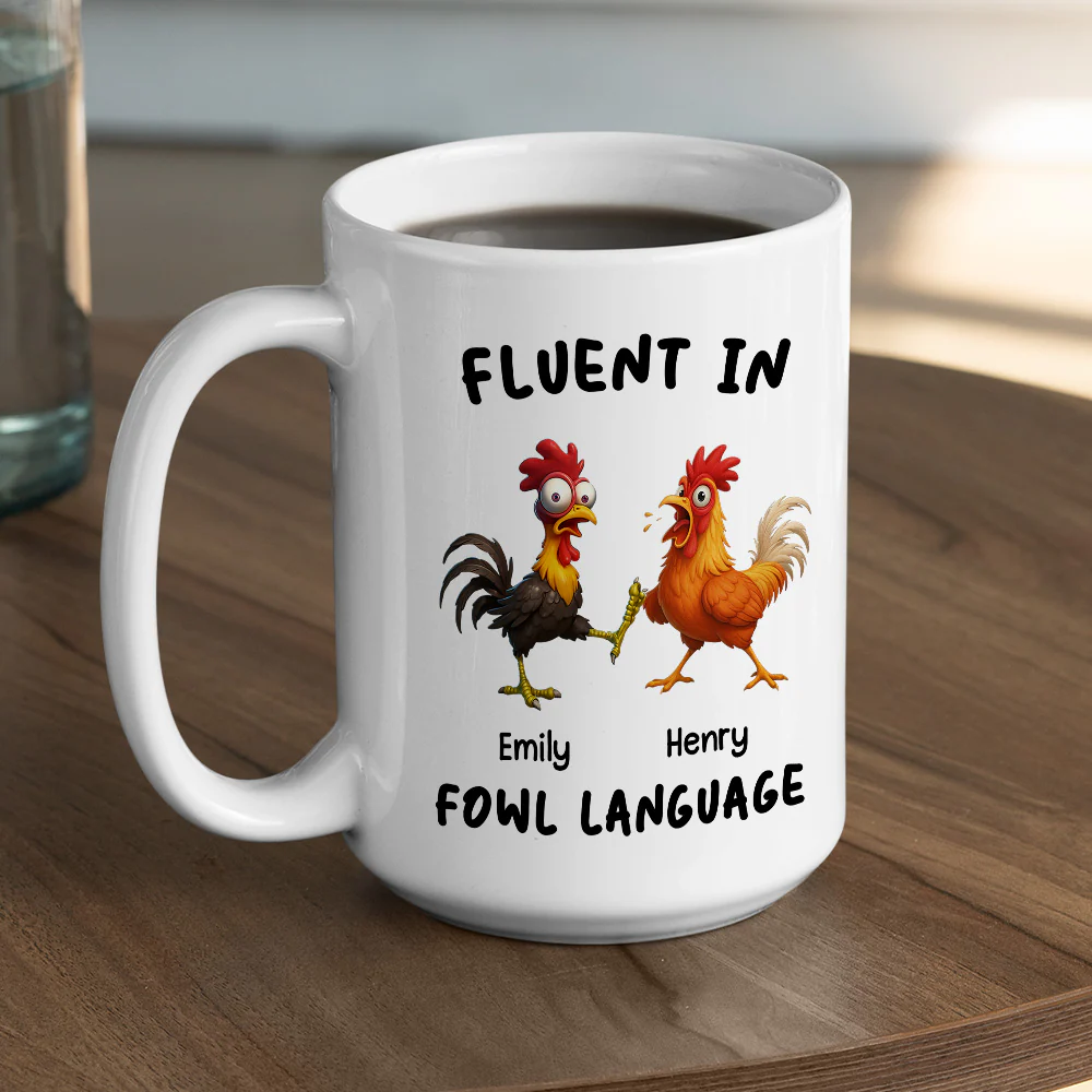 Fluent In - Personalized Custom Coffee Mug - Image 5