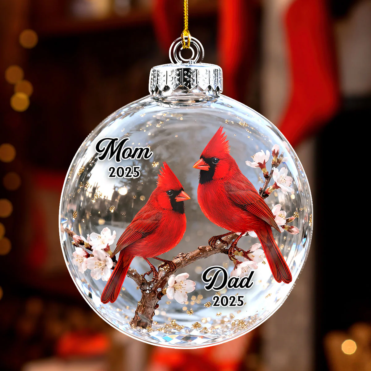 Fly Beside You Everyday - Personalized Custom Acrylic Ornament - Image 2