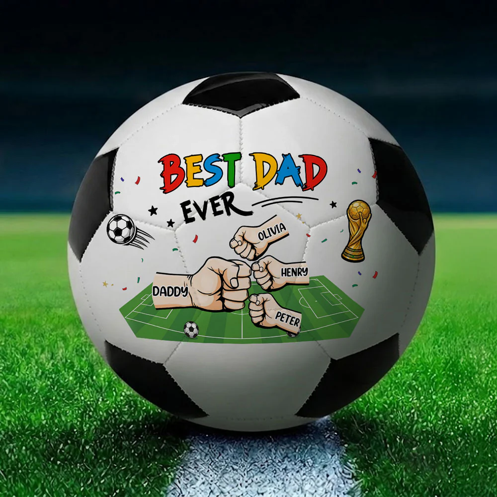 Football Dad - Personalized Custom Soccer Ball