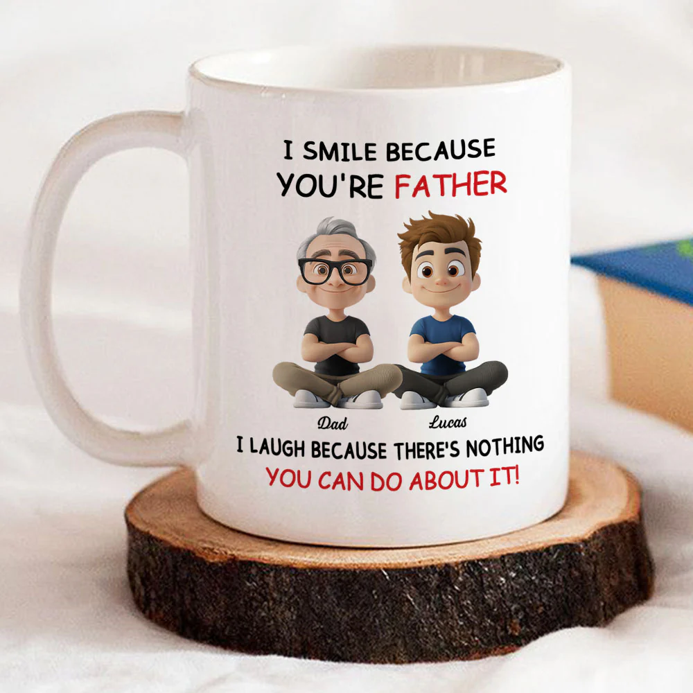 For Daddy - Personalized Custom Coffee Mug - Image 4