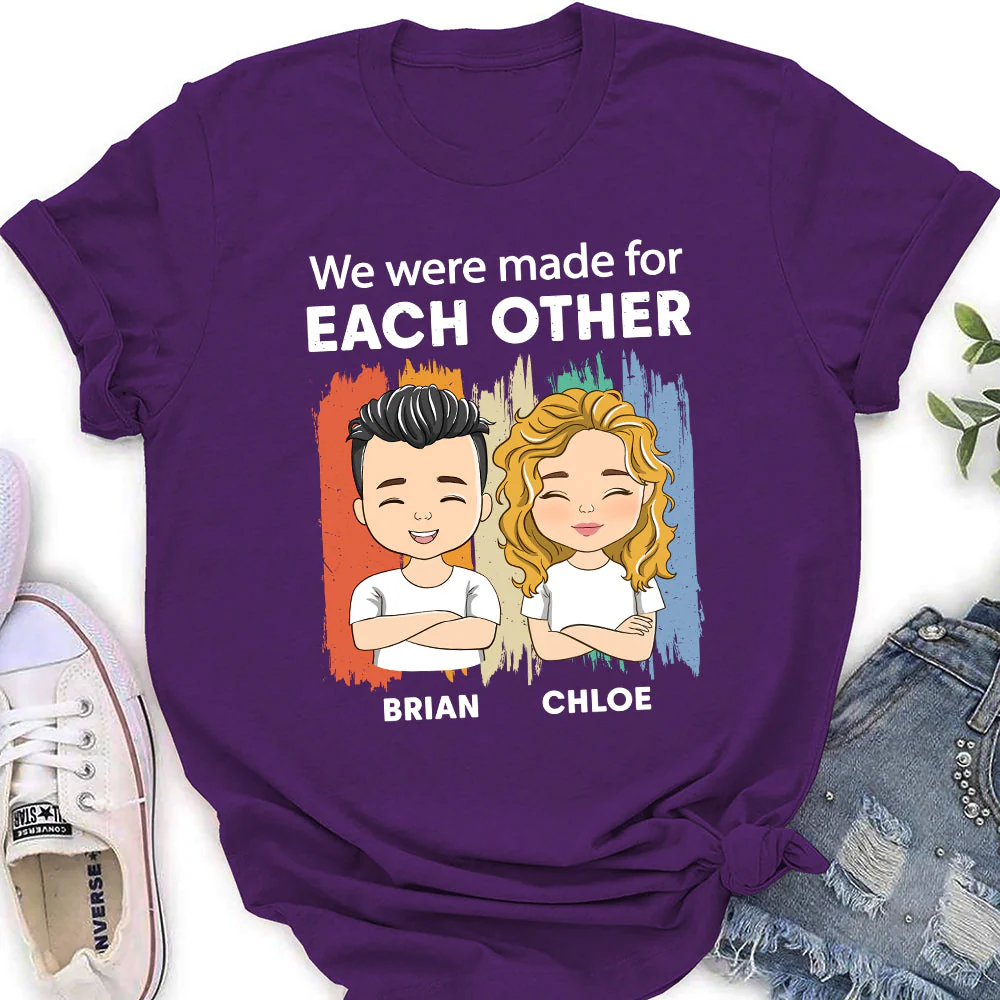 For Each Other - Personalized Custom Women's T-shirt - Image 2