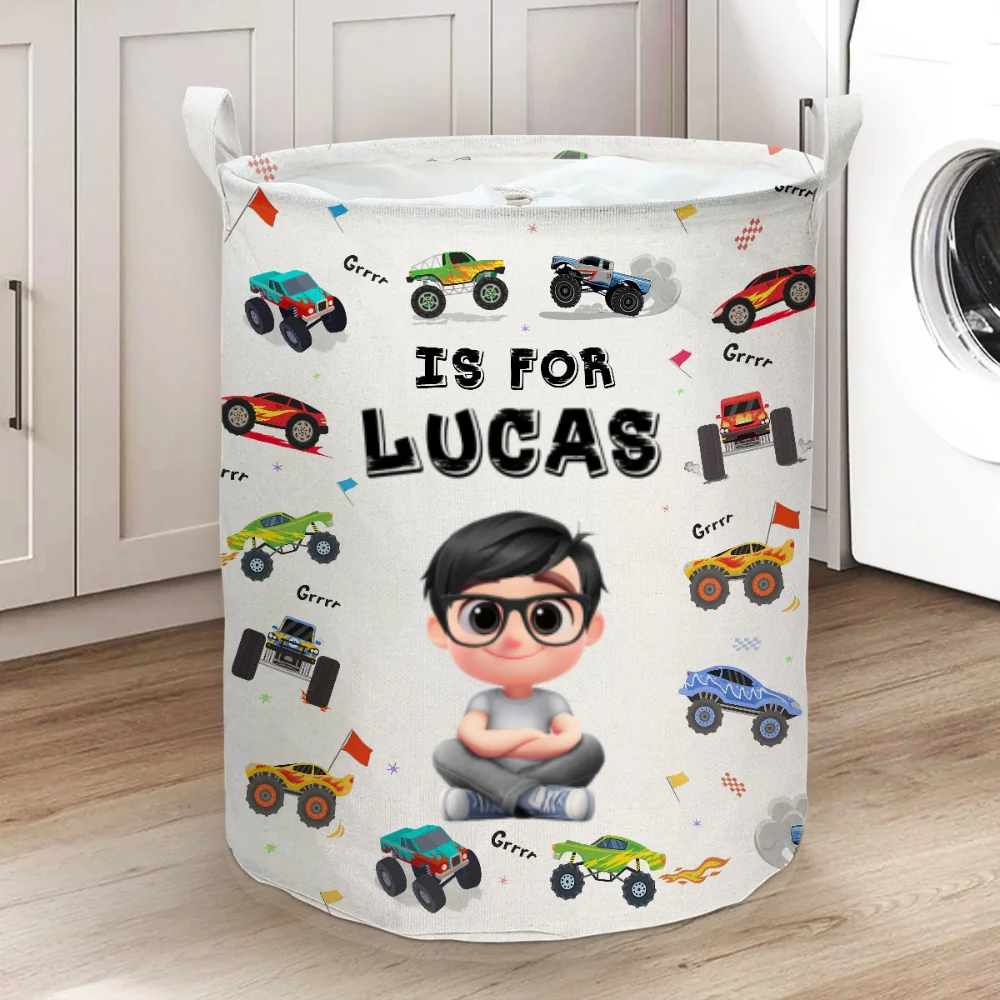 For Me Only - Personalized Custom Laundry Basket - Image 7