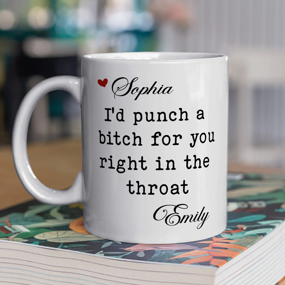 For My Best Friends - Personalized Custom Coffee Mug - Image 3