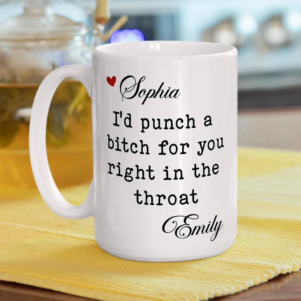 For My Best Friends - Personalized Custom Coffee Mug - Image 5