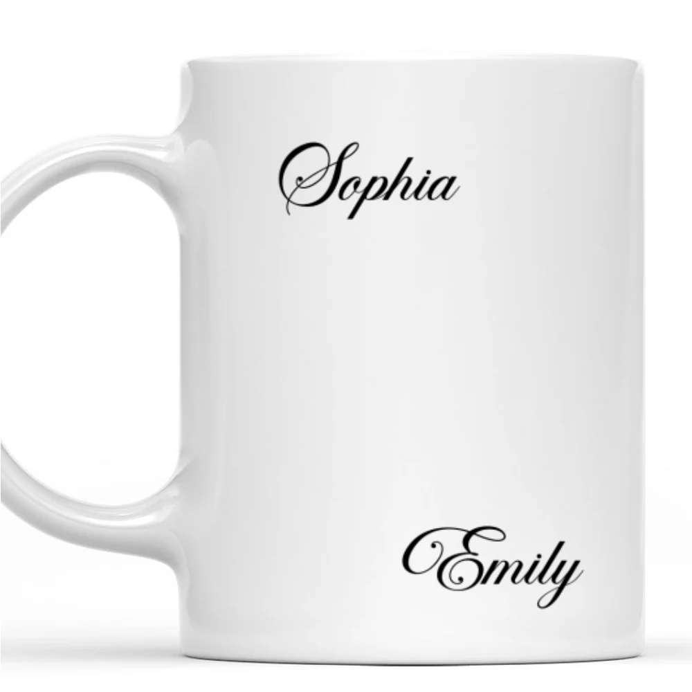 For My Best Friends - Personalized Custom Coffee Mug - Image 7