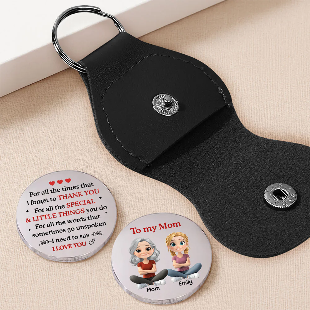 For My Mom - Personalized Custom Pocket Hug - Image 2