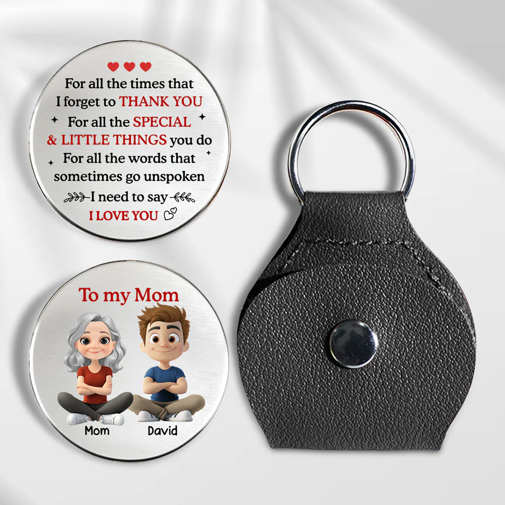 For My Mom - Personalized Custom Pocket Hug - Image 4